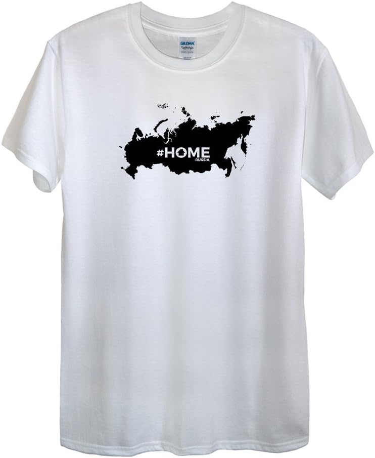 BlackBarrel Limited Edition Russia T-Shirt Home Made of Stars National Branded Design Cotton Unisex