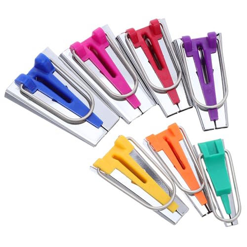 WRITWAA Kit para Hacer Cintas al Bies Herramienta para Ribetes Dobladora de Cintas al Bies para Confeccionar Prendas y Acolchar Máquina para Hacer Bieses
