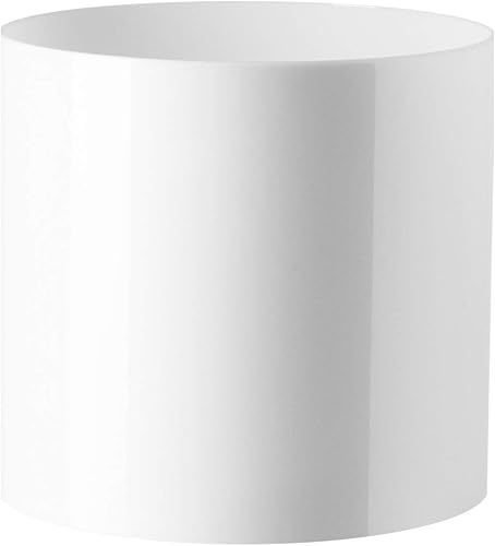 Royal Imports Cilindros de jarrones acrílicos de flores, exhibición decorativa de centro de mesa para el hogar o la boda, plástico irrompible, 6