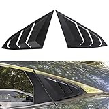 JDMON Compatible with Racing Style Rear Side Window Louvers Honda Civic 10th Gen Sedan 2016 2017...