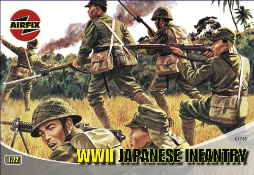 Airfix A01718 1:72 Scale Japanese Infantry Figures Classic Kit Series 1