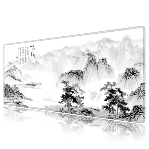 Tapis de souris table gaming LL-COEUR paysage pour bureau ordonné