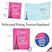 NobleWorks - Beautiful Thank You Card with Envelope (XL 8.25 x 9.75 Inch), Floral Paris, All Occasion Thank You Notecard - Merci That's French for You're Awesome J2567TYG