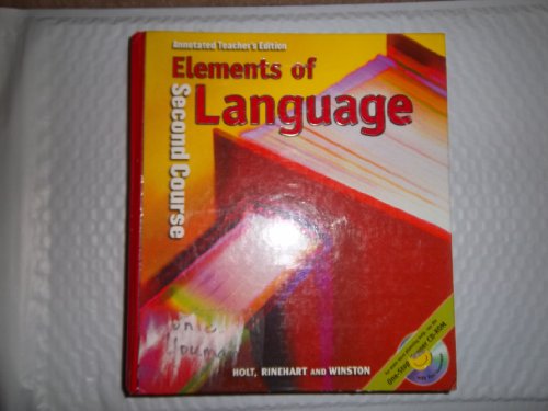 Elements of Language: Second Course, Annotated Teacher's Edition