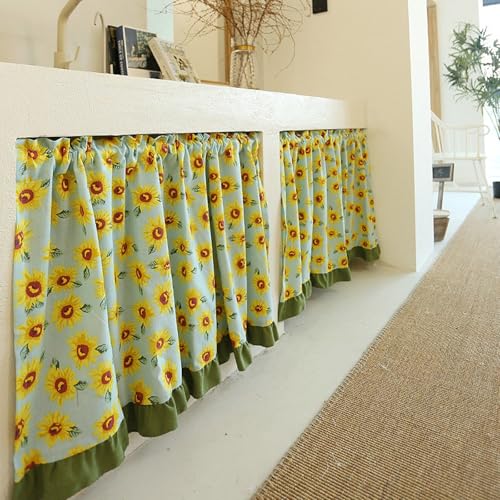 1 panneau rideau occultant fleurs pour séparation de pièce et dressing - 5