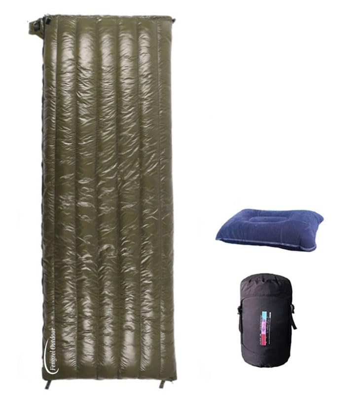Amazon.co.jp: Fengzel Outdoor 封筒型寝袋 縦チャンネル 200*80cm