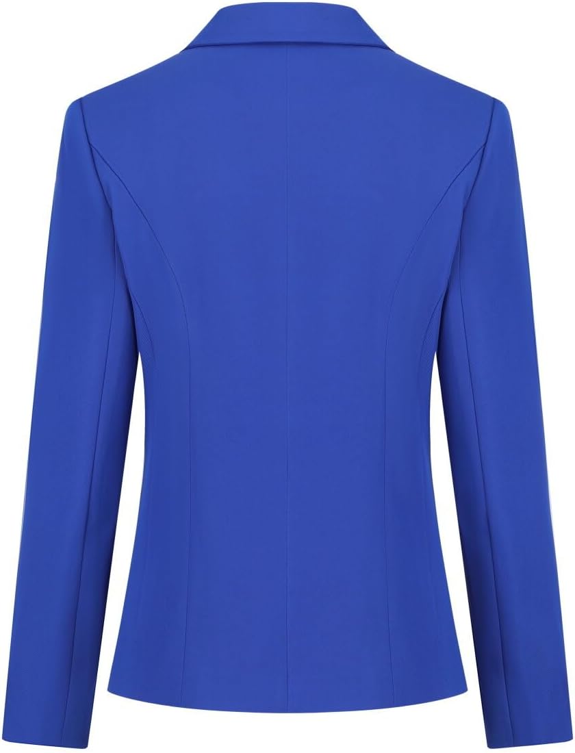YUNCLOS Womens Suits 2 Piece Set Business Casual Long Sleeve Blazer and Pants Suit for Work Office - Image 4