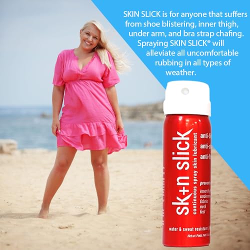 SKINSLICK- Anti Chafing Spray For Thighs & Feet Cycling Sports - Image 7