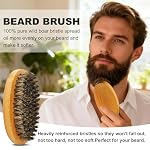 Beard Kit Beard Grooming Kit w/Beard Oil Balm Brush Comb Scissor e-Book Christmas Stocking Stuffers Gifts Ideas for Men Him Dad Boyfriend Husband Mens - Image 4