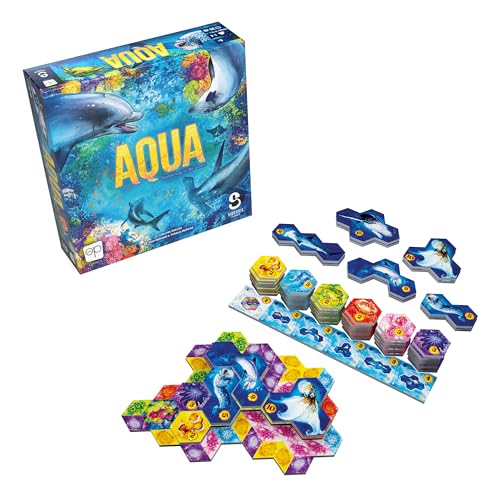 Aqua Board Game, Fun Strategy Game for Adults and Family, Thematic Oceanic Tile Placement Game, Ages 8+, 1-4 Players, 30-45+ Minute Playtime, Solo and Competitive Modes - Image 2