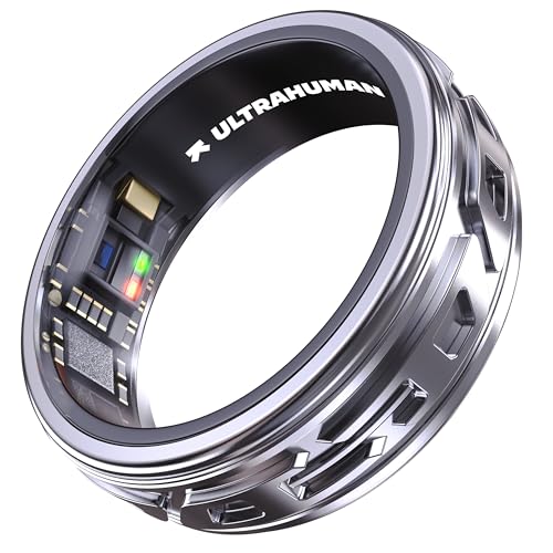 Image of ULTRAHUMAN Diesel Ring I Fashion of The Future | Industrial Design Meets Performance I Size First | Smart Ring Activity Tracker for Men & Women | Actionable Health Insights | (Cryo, 6)