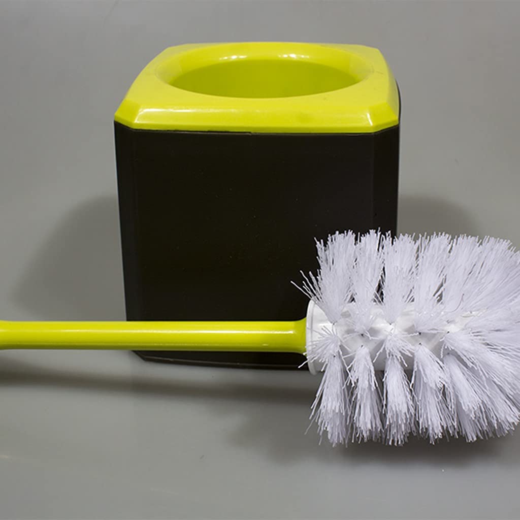 Escobillas de Baño/Escobilla WC Soporte de cepillo de inodoro for el hogar del piso de pie, inodoro, cepillo, baño, cepillos de limpieza de inodoro, 360 °, sin cepillo de inodoro sin salida, juego de