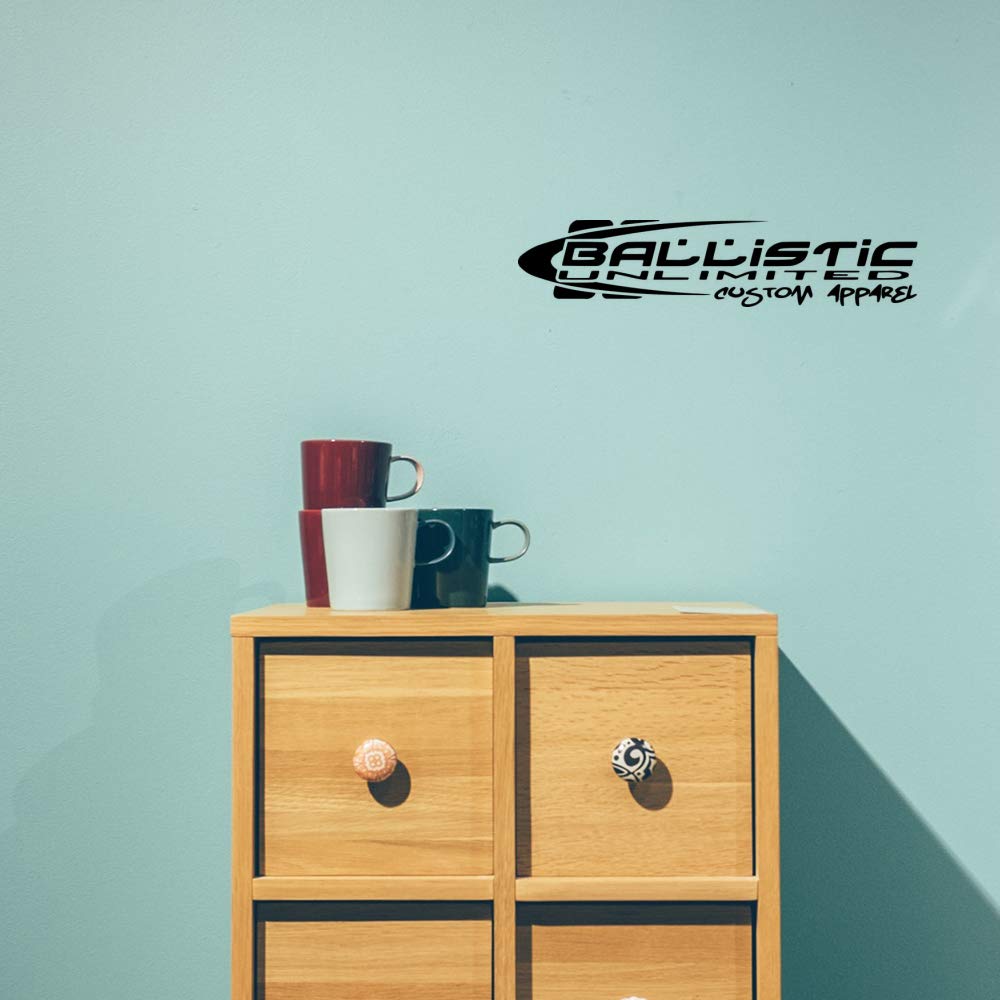 Gadgets Wrap Wall Decals 29CM Wall Stickers Black Color - (Ballistic Unlimited Apparel)