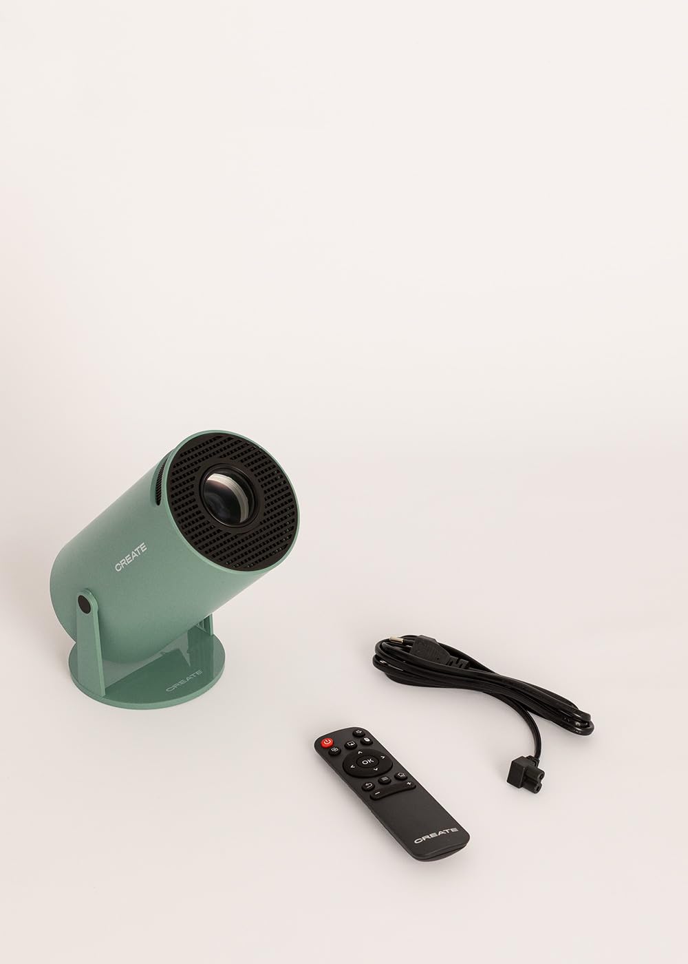 CREATE/Projector Studio Compact/Proyector Smart HD con WiFi Verde Sage