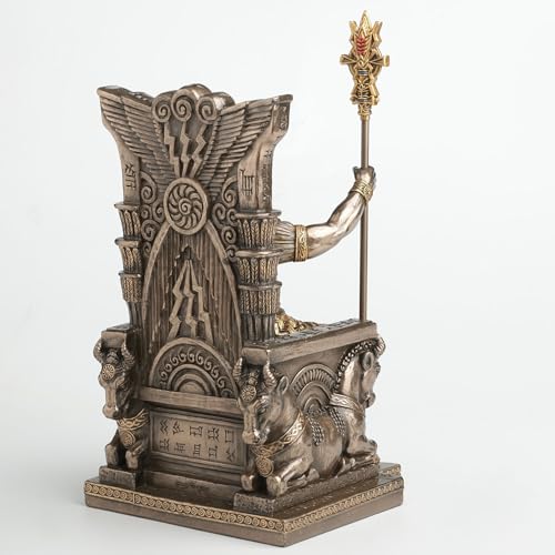 Estatua Veronese Design Enlil Dios Mesopotámico del Aire 9.88 in miniatura 6