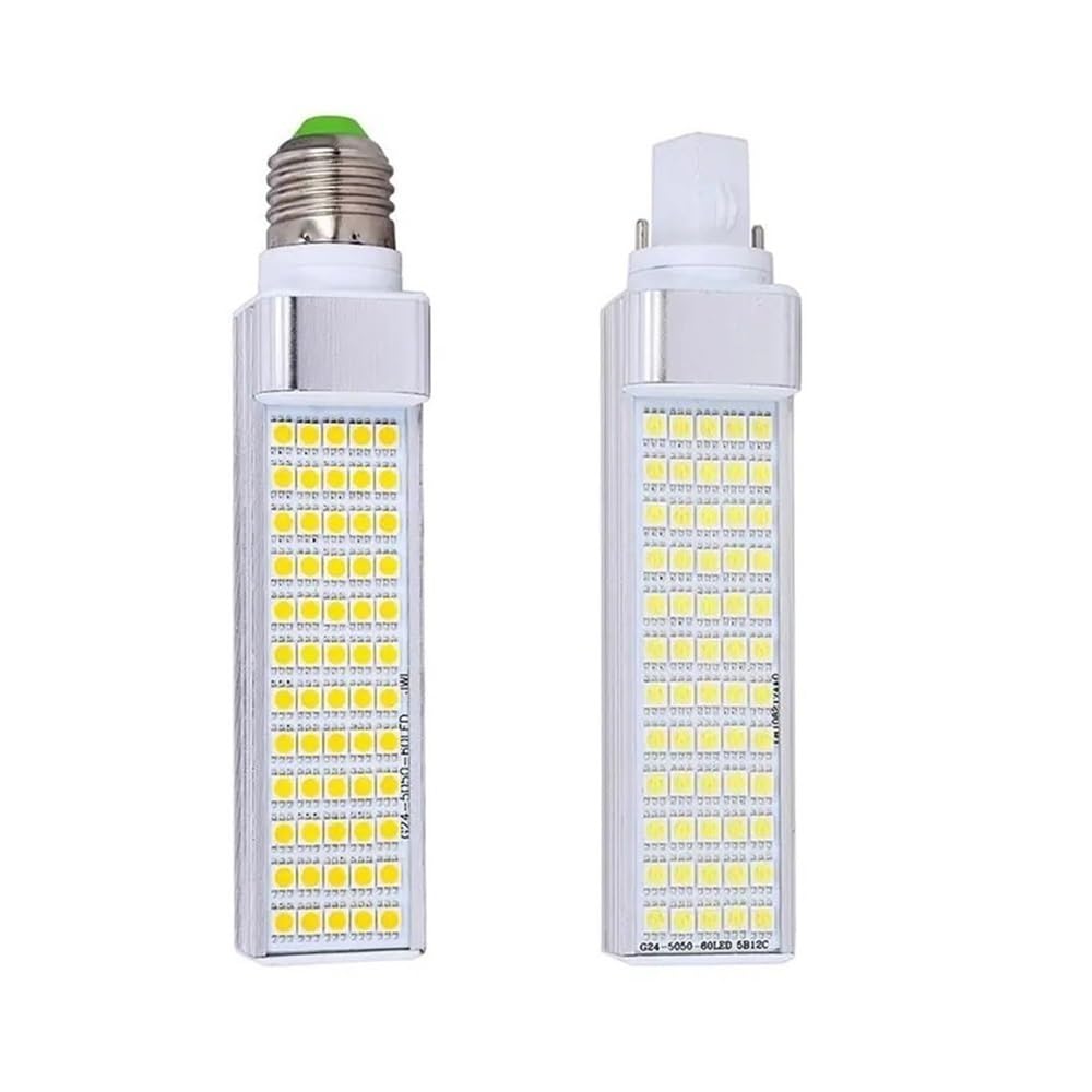 Wide Voltage Lights 30pcs lot AC85-265V 13W E27 LED Corn Bulb Light 52pcs SMD 5050 180 Degree Aluminum