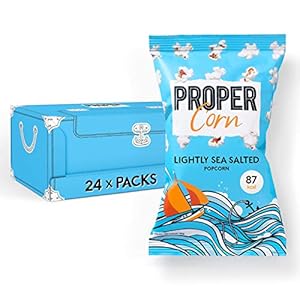 PROPERCORN Lightly Sea Salted Popcorn(Pack of 24)