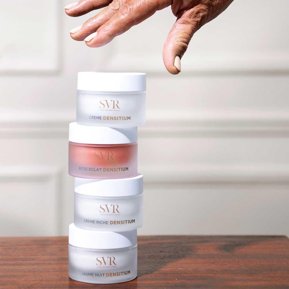 SVR Densitium Creme SPF30 – Anti-Aging-Pflege – regenerierende und schützende Hautpflege – normale bis trockene Haut – Hyaluronsäure, Bio-Calcium, Peptide, Probiotika – 50 ml