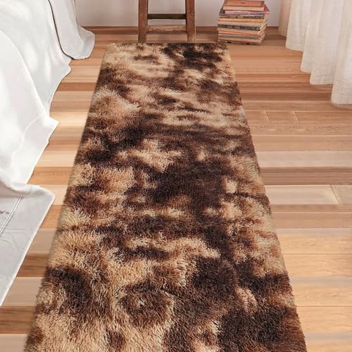 Tapis lavable en machine 140x230 cm grand format marron antidérapant - 2