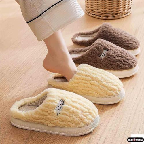 Image of DRUNKEN Slippers For Men Winter Sandals Casual Flats Home Footwear Man Girls Sliders Flip Flops Chappals Ladies Clogs Sleeper Slides Stylish Ortho Soft