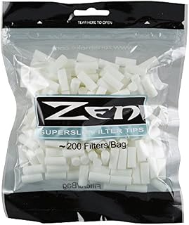 200pc Zen Premium Super Slim Filter Bag by Zen