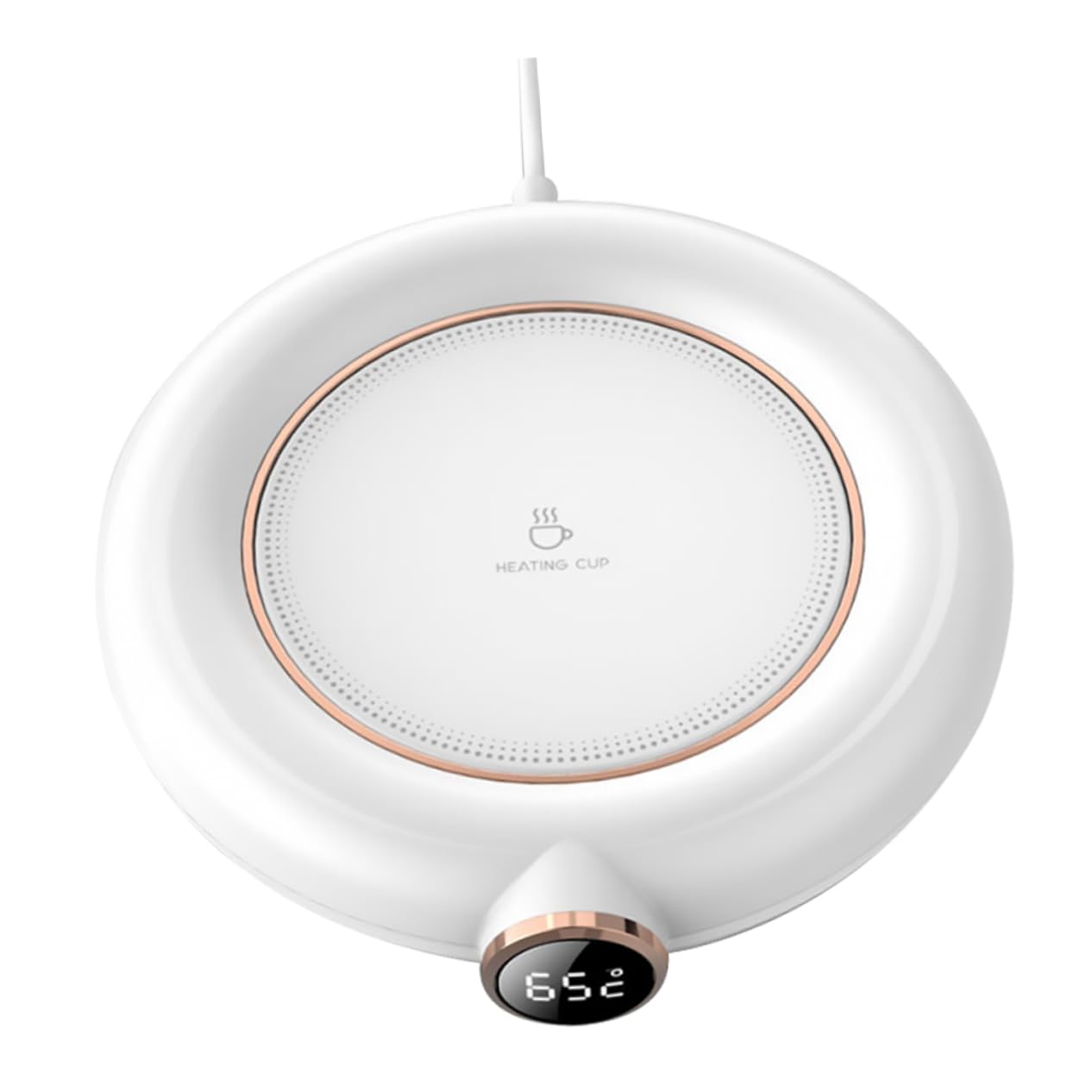Calentador de Taza USB Pantalla Digital y 3 Niveles de Temperatura, Almohadilla Aislante para Café, Té y Leche Hogar y Oficina