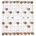 GoodPlay Beechwood Chinese Chess Set Xiangqi Travel Games Sets with Leather Chessboard in a Hard Paper Box