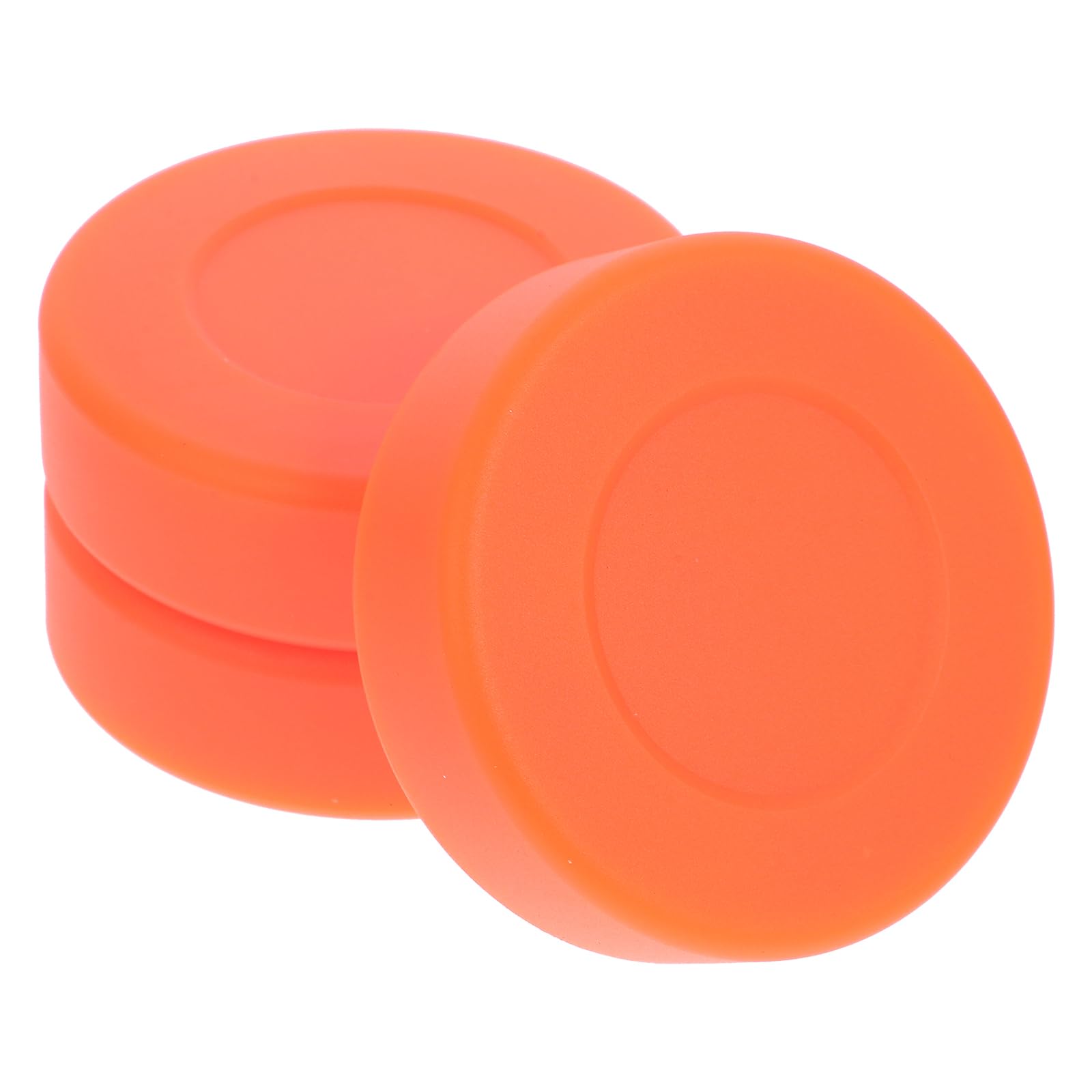 BESPORTBLE Accessori per Hockey su Hockey su Ghiaccio, 3 Pezzi, in PVC, Colore Arancione