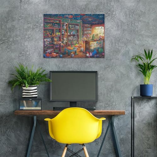 Ravensburger Tattered Toy Store 12000636 - Puzzle Da 1000 Pezzi Per Adulti, Realizzato A Mano, Realizzato In Germania, Ogni Pezzo Si Adatta Perfettamente - 4