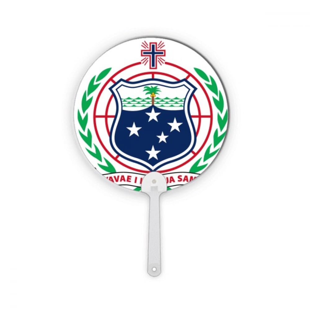Emblème national Samoa Océanie rond décoration artisanat plastique DIY