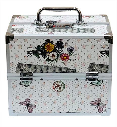 Image of Adson Professional Beauty Make Up Cosmetic Vanity Box /Case (White)