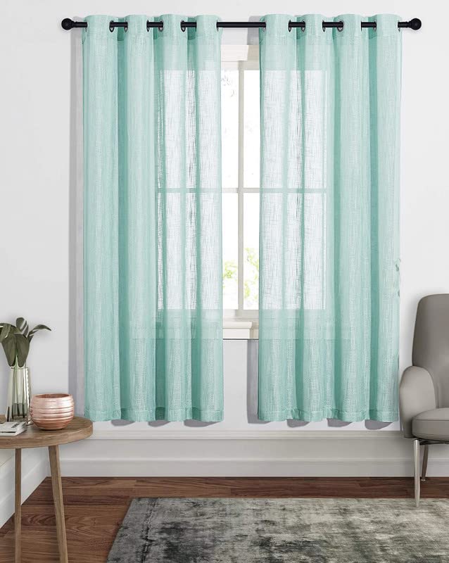 The Trendy House Cotton Linen Solid Curtain for Long Door with Eyelet Rings, Door Curtains for Living Room, Long Door Curtain (9.5 Feet, Ocean Green) (Pack of 2) (B0B12YWHCS) Amazon Price History, Amazon Price Tracker