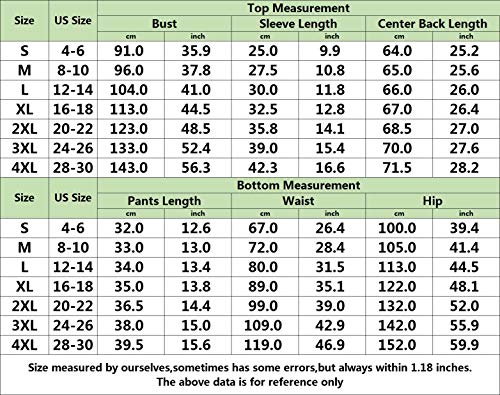 Bapooway Women's Short Sleeve Pocket Pajama Splicing Shorts Sets Sleepwear Petite Plus Size S-4Xl, Grey-Tie Dye, M #TOP4