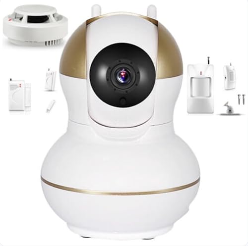 720P HD Wireless Indoor IP Security Camera, Night Vision, Motion Detection, Two-Way Audio, P2P Wi-Fi, 64G Micro SD Card Support