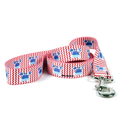 Image of Yellow Dog Design Standard Lead, Crab Crazy, 3 /4 inch x 60 inch (5 ft.)