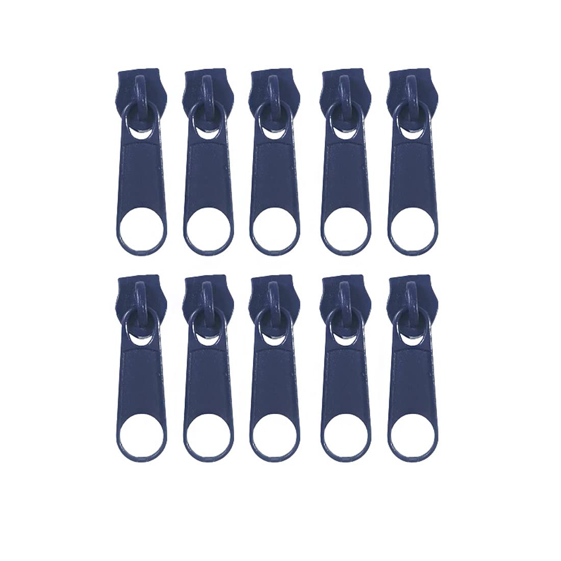 Jyc Creative 330 72 Metal Zipper Sliders For Nylon Zipper, 5 Zipper Free Slider, Zipper Puller To Repair Or Mount A Zipper, Navy Blue Sliders, (#5, )