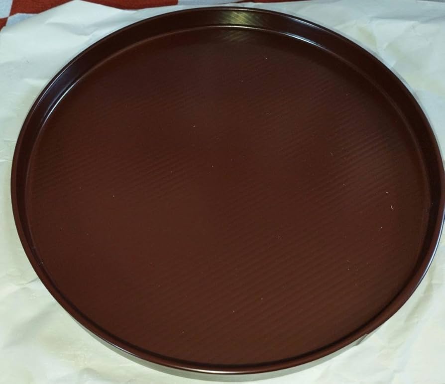 Amazon.co.jp: 象彦 漆器 丸盆 お盆 : ホーム＆キッチン