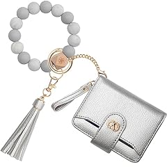 Anti Theft Silicone Bracelet(16 Cards)-Sliver