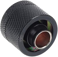 Vista 3 de Alphacool HF G1/4 3/8 pulgadas ID x 5/8 pulgadas de diámetro exterior - Negro profundo - Paquete de seis (17389)