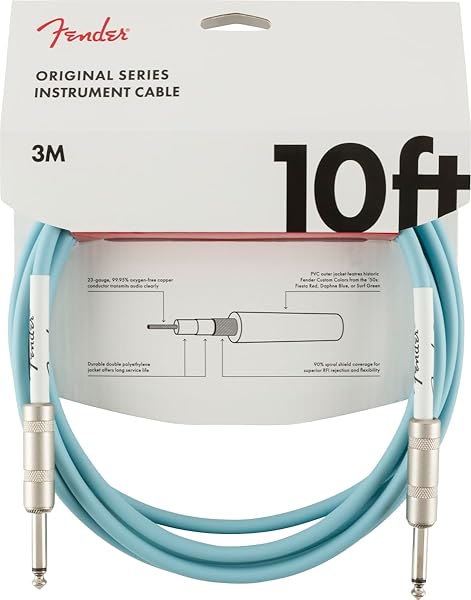 Fender Original Series Instrument Cable レビュー!低価格でキュートな安定品質ギターケーブル!! / TOP