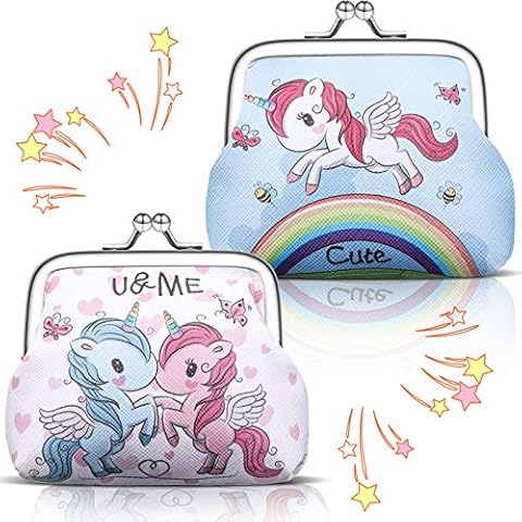 Weewooday Unicorn Coin Purses for Kids Cover