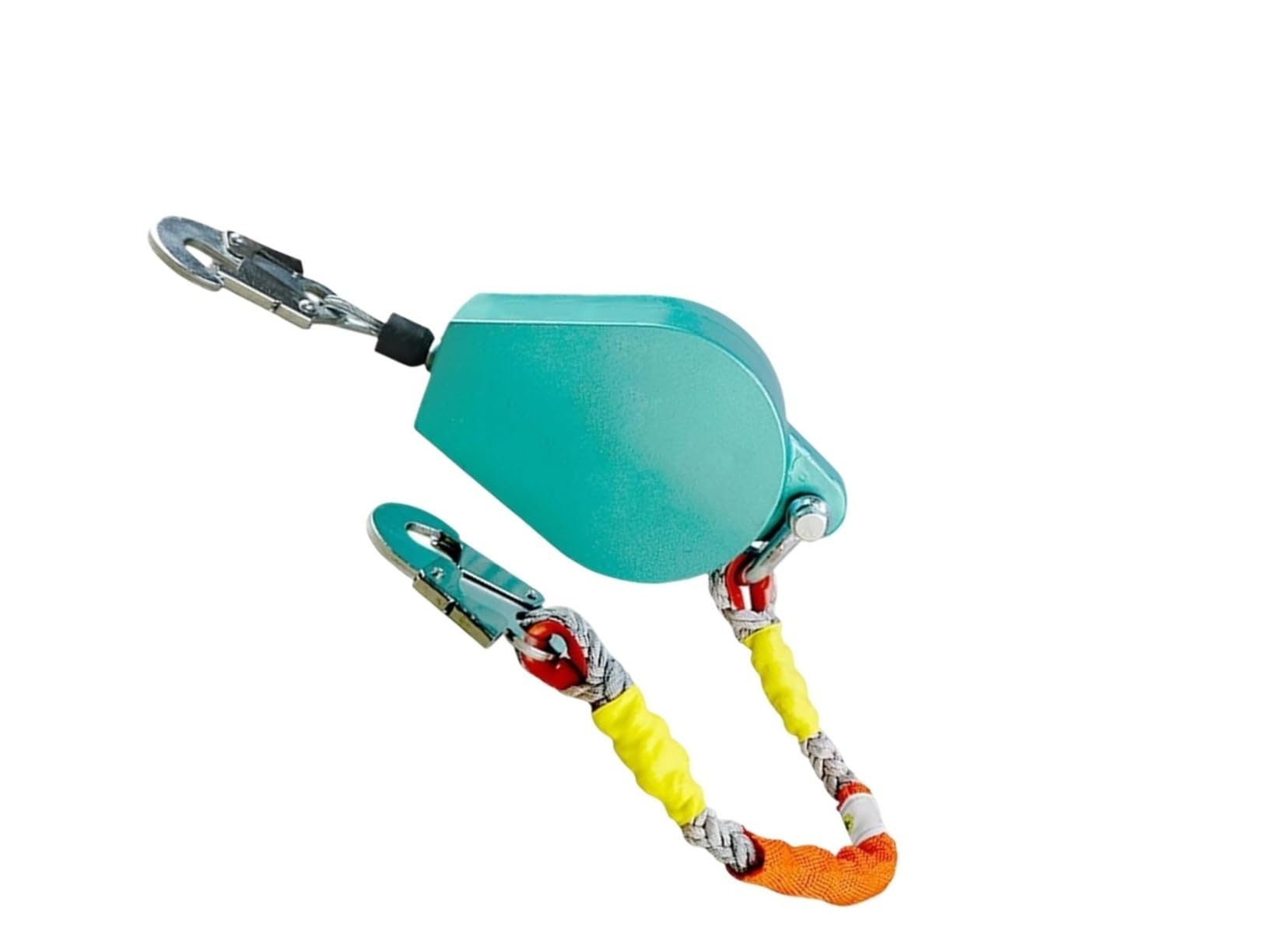 Dispositivo anticaduta retrattile automatico con freno a doppio disco da 330 libbre(150KG/50M-164.0 FT)