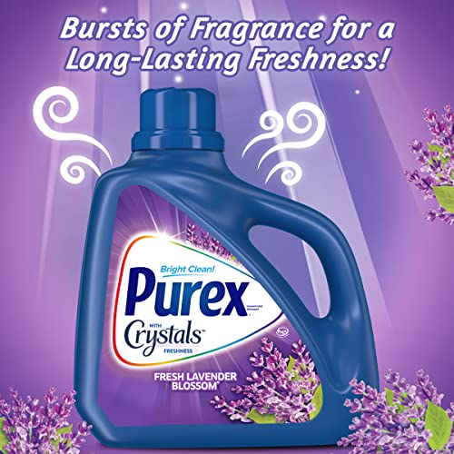 Purex Liquid Laundry Detergent With Crystals Fragrance, Fresh Lavender Blossom, 75 Oz (50 Loads) #TOP4