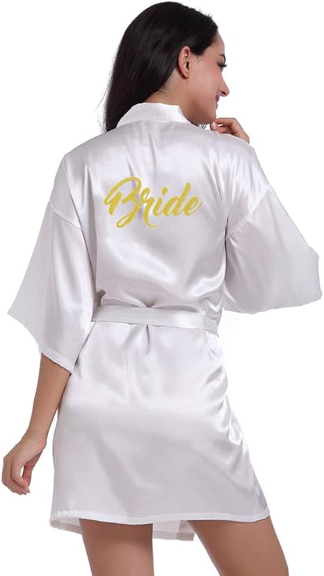 Kimono Donna Vestaglia Seta Fiori Di Geisha - Accappatoio Elegante, Pigiama, Taglie S-2XL - Foto 5