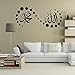 Produktbild Schwarz DIY Abnehmbare islamischen Muslim Kultur Suren Arabisch  Bismilliah Allah Vinyl Wand Sticker/Aufkleber Koran Zitate Kalligraphie als Muslimischen Home Wandbild Art Decorator 9332(57x25.5cm)