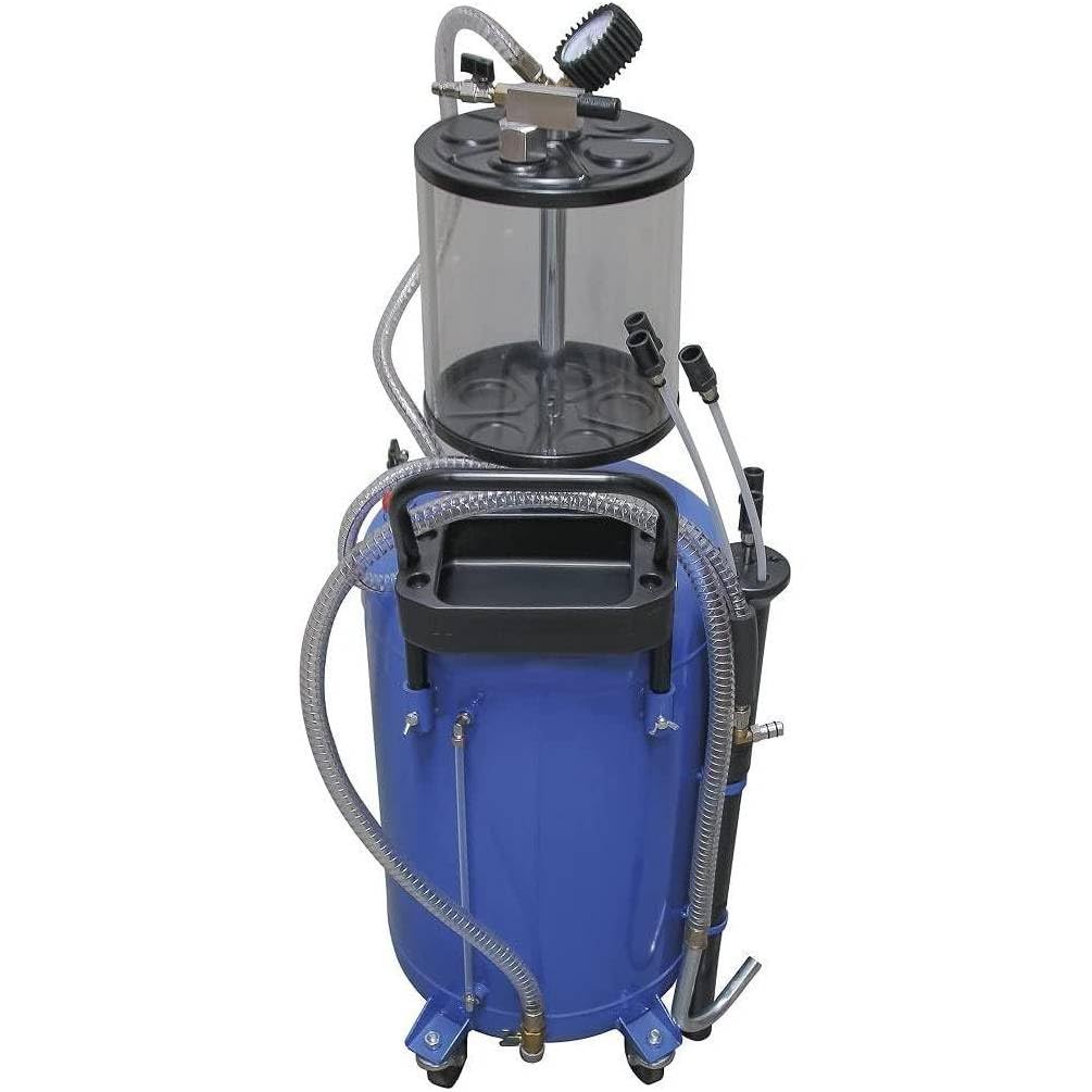 D-Work Recuperatore di olio pneumatico 70 l, 45 x 92,5 x 49,5 cm, capacità significativa, mobilità facile