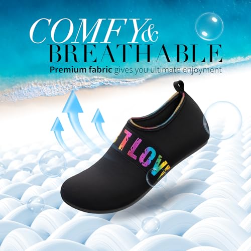 Image of Homitem Water Shoes for Women Men Aqua Socks Swim Beach Pool River Slip-On Barefoot Quick-Dry Vacation Cruise Essentials Accessories for Yoga Kayak Sports