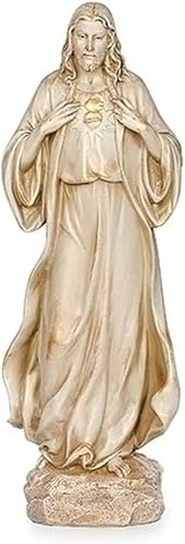 Roman Joseph's Studio Renaissance Collection - Figura de corazón sagrado, 13.25 pulgadas de altura, decoración del hogar