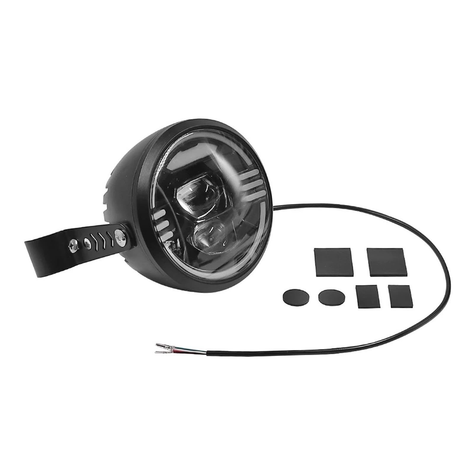 Scooter elettrico 48V HA CONDOTTO LA Luce Anteriore Torcia Elettrica Impermeabile for EScooter Faro Del Faro Anabbaglianti Abbaglianti Accessori