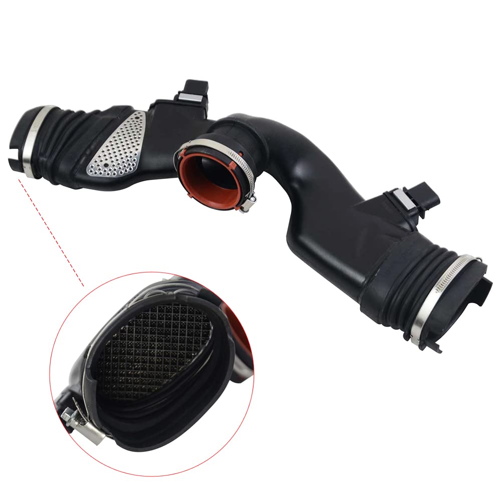 Lufteinlassschlauch 4pin kompatibel mit OM642 W211 W212 S211 S212 W203 W204 | kompatibel mit Mercedes C E G GL GLK M S R Klasse mit Massensensensor 6420903497, 6420906097, 6420906397, 6420907397
